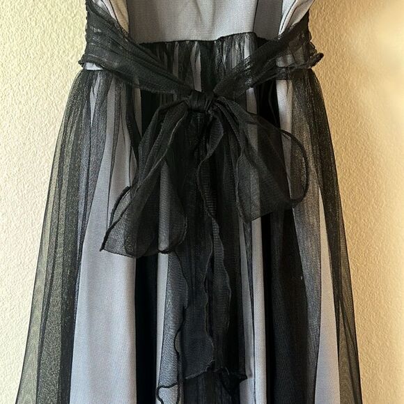 My Michelle Black and White Lace Dress - Picture 11 of 14